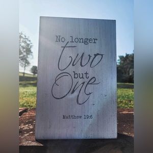Scripture plaque